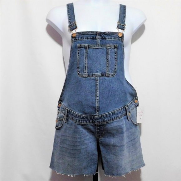 NWT Ingrid & Isabel Maternity Sleeveless Denim Sho - Picture 4 of 7